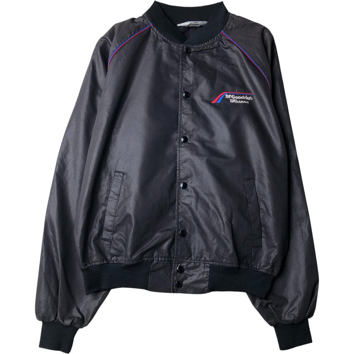 1990'S Vintage BFGoodrich Windbreaker, Made in USA, Men's Size L polyester black type Vintage Second Hand