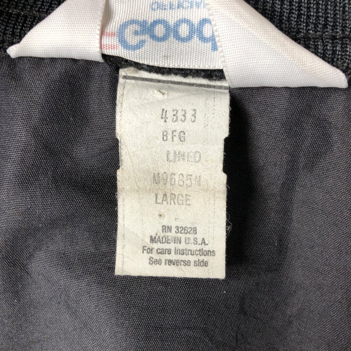 1990'S Vintage BFGoodrich Windbreaker, Made in USA, Men's Size L polyester black type Vintage Second Hand