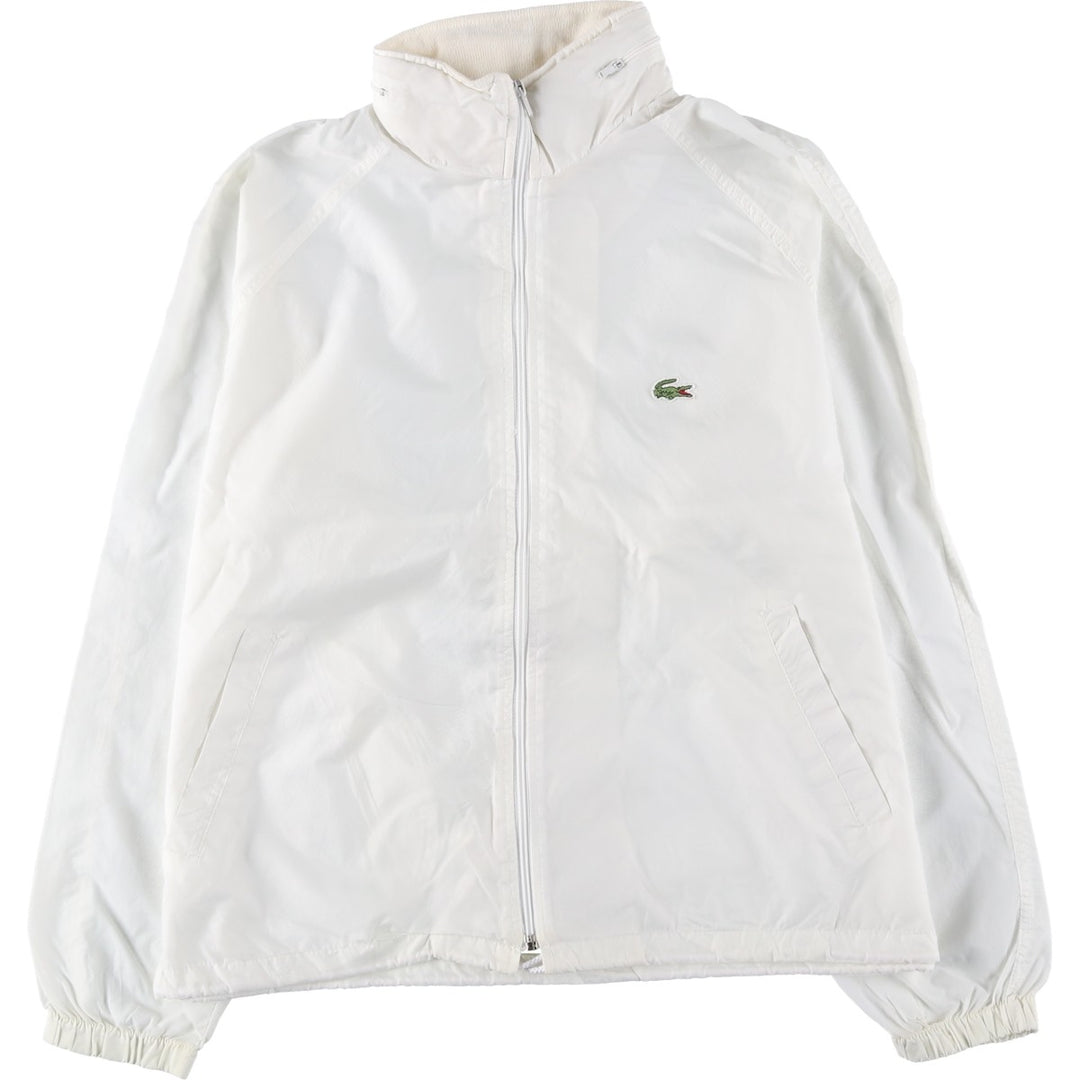 Lacoste nylon jacket, men's size M (approx.) Nylon white type Vintage Second Hand