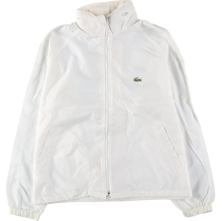 Lacoste nylon jacket, men's size M (approx.) Nylon white type Vintage Second Hand