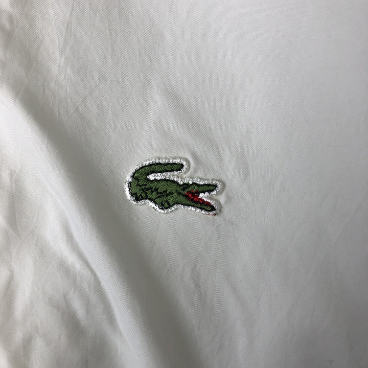 Lacoste nylon jacket, men's size M (approx.) Nylon white type Vintage Second Hand