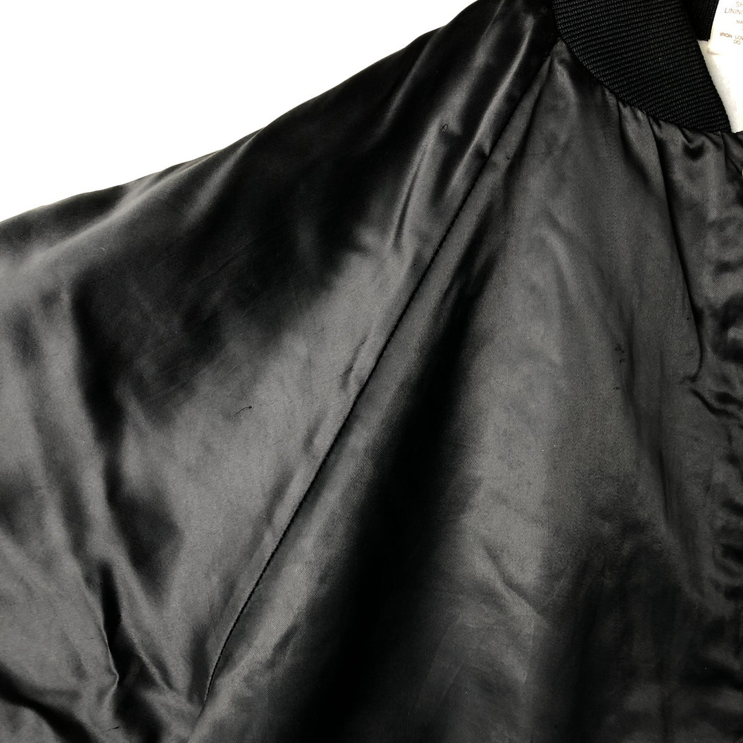 Vintage 90'S AUBURN nylon blouson, made in the USA, size L, men's Nylon black type Vintage Second Hand