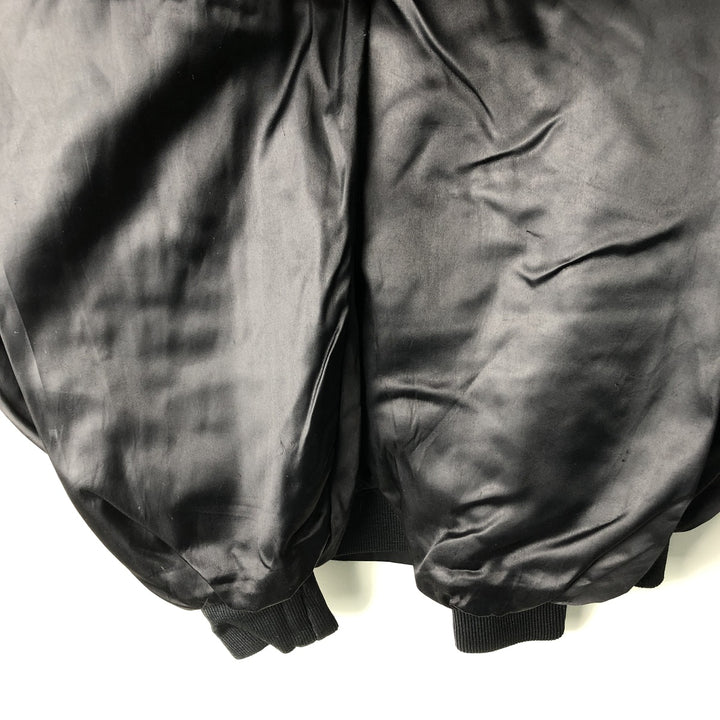 Vintage 90'S AUBURN nylon blouson, made in the USA, size L, men's Nylon black type Vintage Second Hand