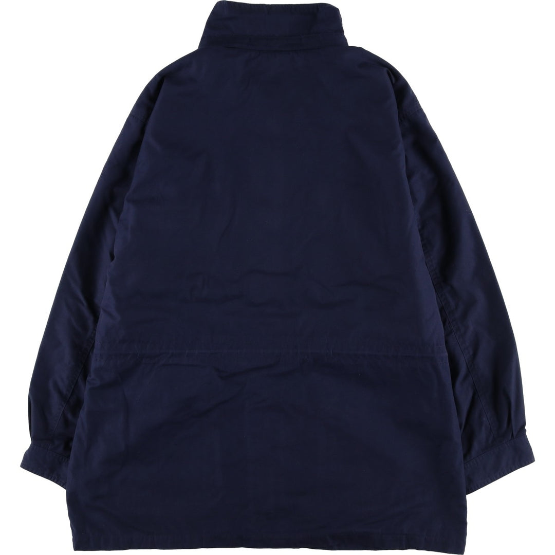 Vintage 80s-90'S Lands' End Zip-Up Jacket, Men's Size XL polyester navy blue type Vintage Second Hand