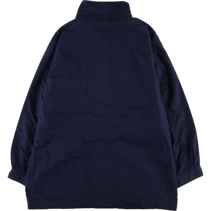 Vintage 80s-90'S Lands' End Zip-Up Jacket, Men's Size XL polyester navy blue type Vintage Second Hand