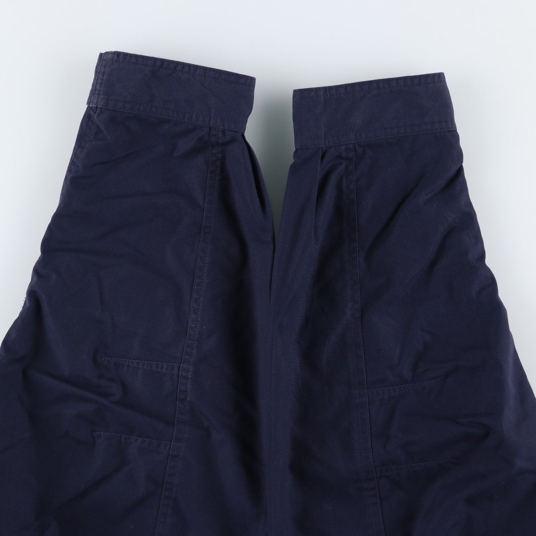 Vintage 80s-90'S Lands' End Zip-Up Jacket, Men's Size XL polyester navy blue type Vintage Second Hand
