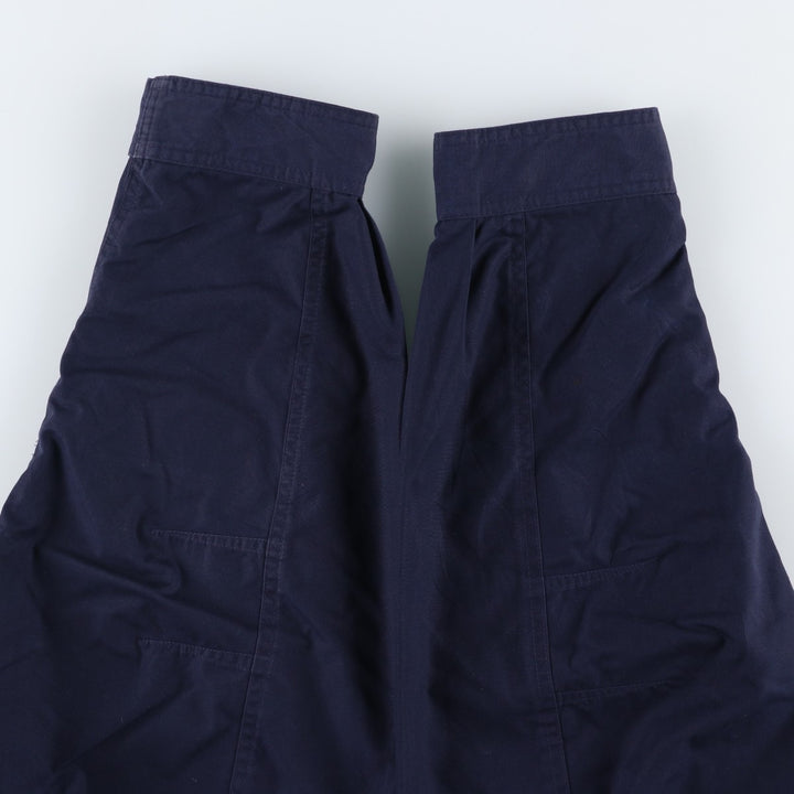 Vintage 80s-90'S Lands' End Zip-Up Jacket, Men's Size XL polyester navy blue type Vintage Second Hand