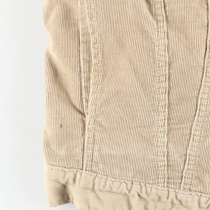 2000'S Levi's Euro Model Trucker Jacket, Corduroy Boa Jacket, Men's Size L polyester Beige type Vintage Second Hand