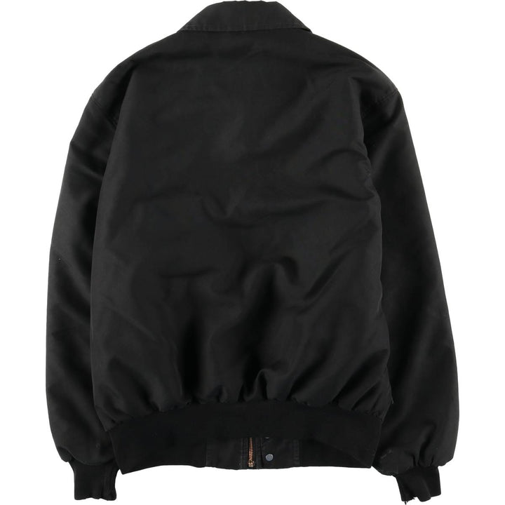 Vintage 80s-90'S SPORTSMASTER padded puffer jacket, made in the USA, size L, men's unclear black type Vintage Second Hand