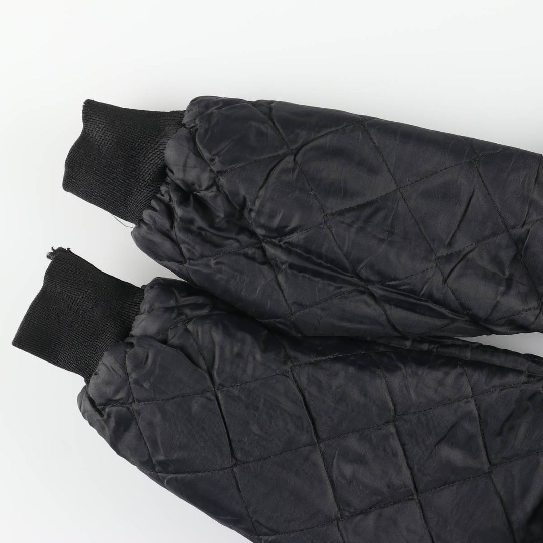 Vintage 80s-90'S SPORTSMASTER padded puffer jacket, made in the USA, size L, men's unclear black type Vintage Second Hand