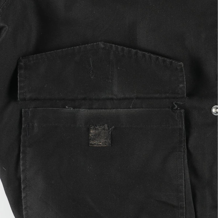Vintage 80s-90'S SPORTSMASTER padded puffer jacket, made in the USA, size L, men's unclear black type Vintage Second Hand