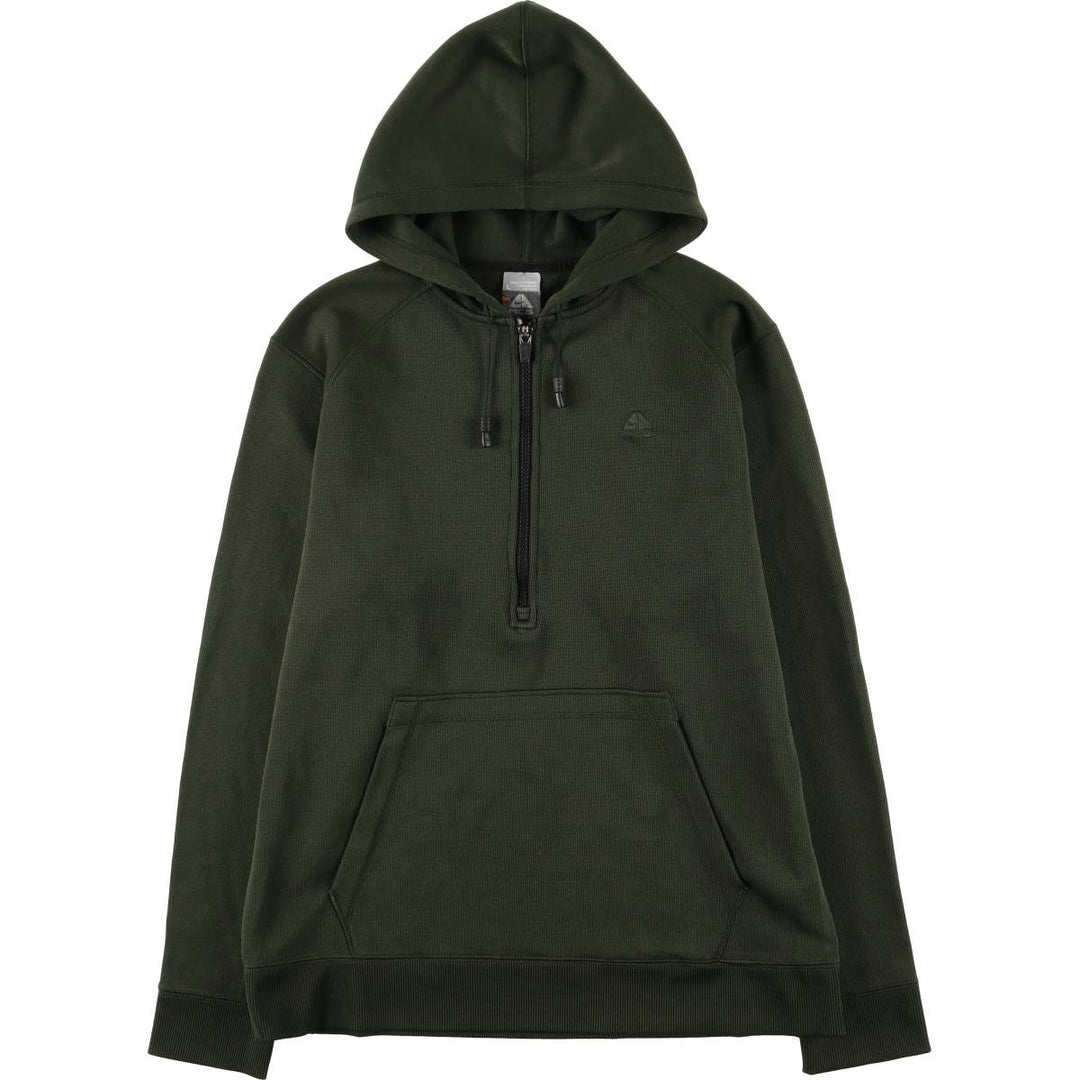 Nike ACG Jersey Pullover Hoodie, Men's Size L polyester Green type dark green Vintage Second Hand