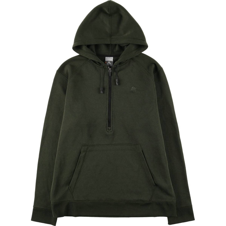 Nike ACG Jersey Pullover Hoodie, Men's Size L polyester Green type dark green Vintage Second Hand