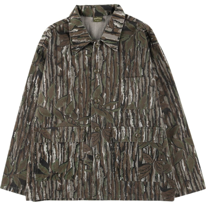 SPARTAN Camouflage Pattern Realtree Camo Hunting Jacket, Men's Size Medium unclear Khaki type Vintage Second Hand
