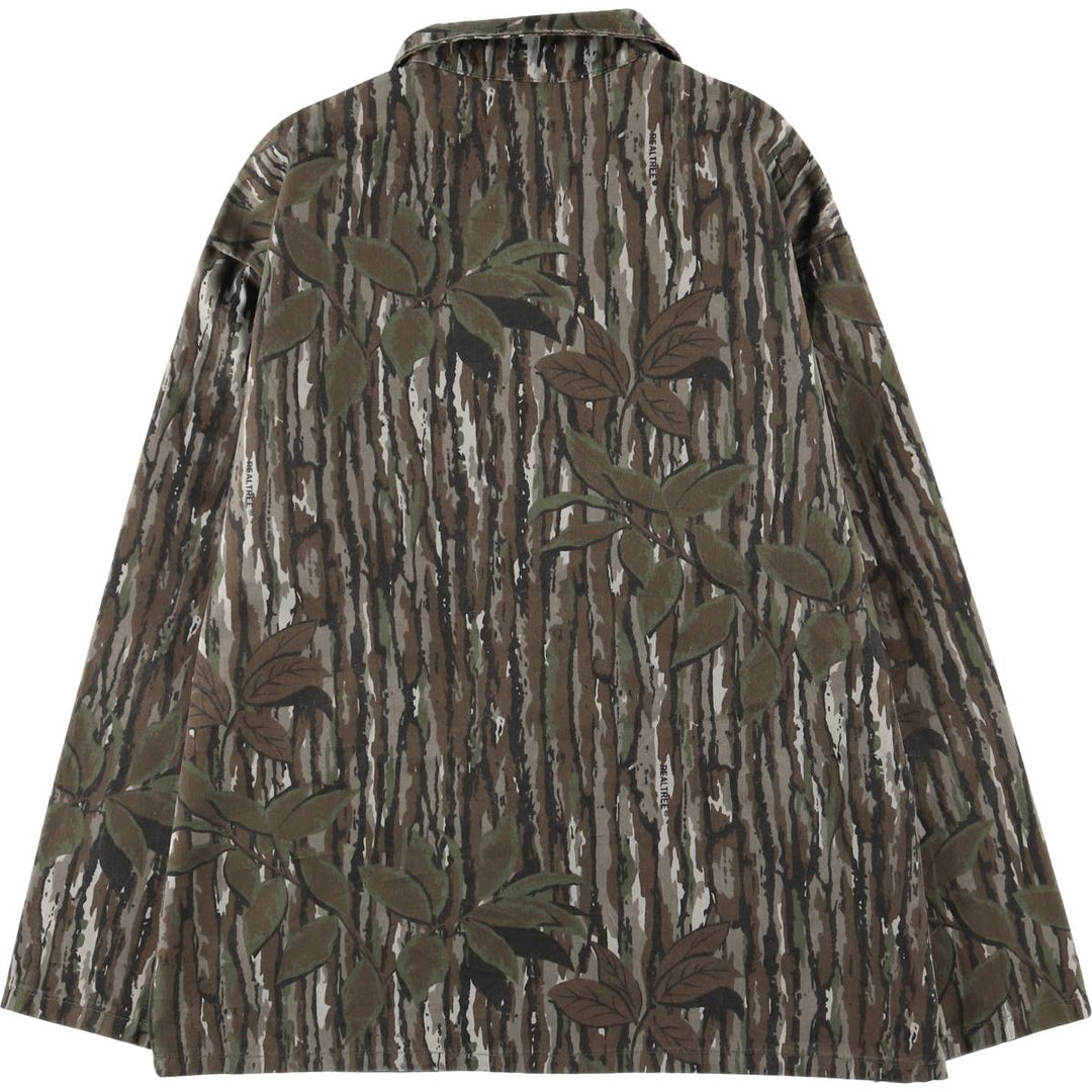 SPARTAN Camouflage Pattern Realtree Camo Hunting Jacket, Men's Size Medium unclear Khaki type Vintage Second Hand