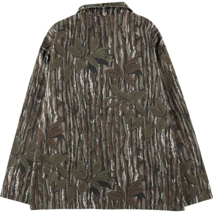 SPARTAN Camouflage Pattern Realtree Camo Hunting Jacket, Men's Size Medium unclear Khaki type Vintage Second Hand