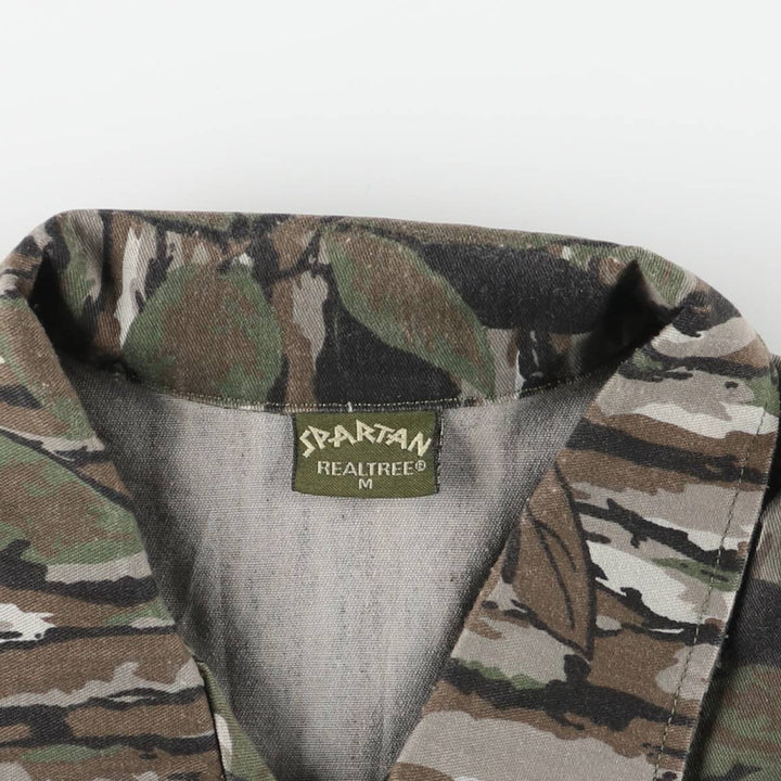 SPARTAN Camouflage Pattern Realtree Camo Hunting Jacket, Men's Size Medium unclear Khaki type Vintage Second Hand