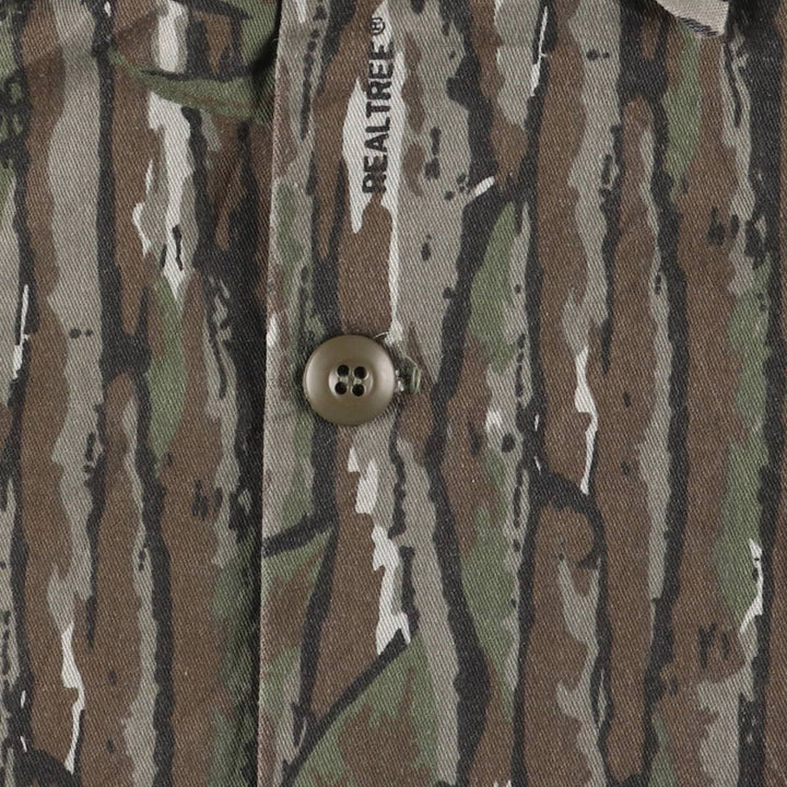 SPARTAN Camouflage Pattern Realtree Camo Hunting Jacket, Men's Size Medium unclear Khaki type Vintage Second Hand