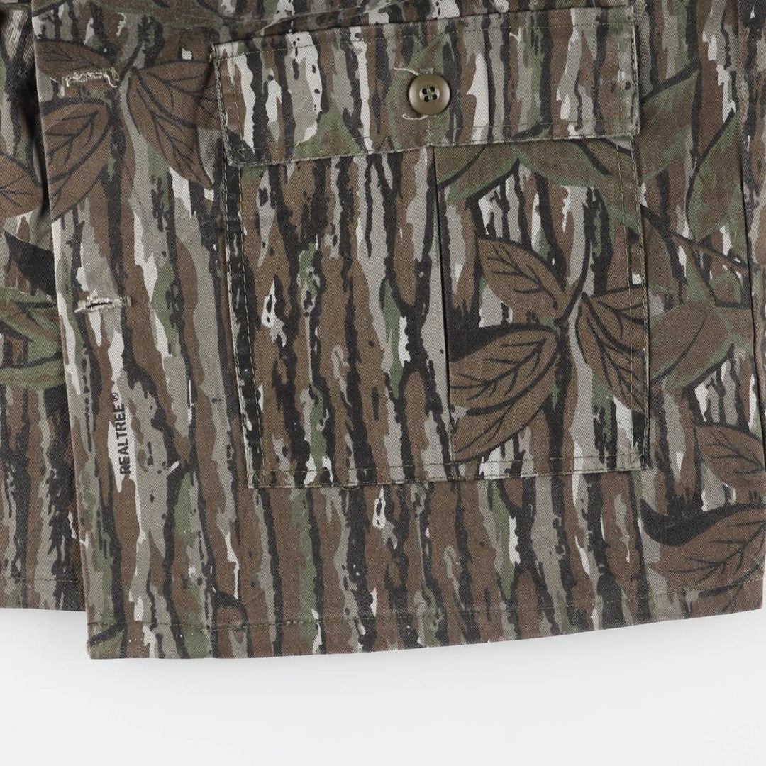SPARTAN Camouflage Pattern Realtree Camo Hunting Jacket, Men's Size Medium unclear Khaki type Vintage Second Hand