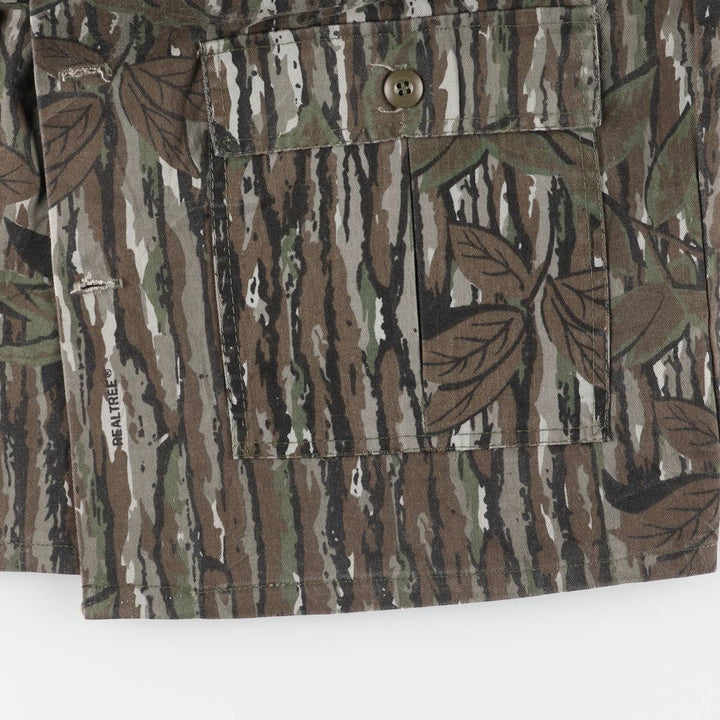 SPARTAN Camouflage Pattern Realtree Camo Hunting Jacket, Men's Size Medium unclear Khaki type Vintage Second Hand