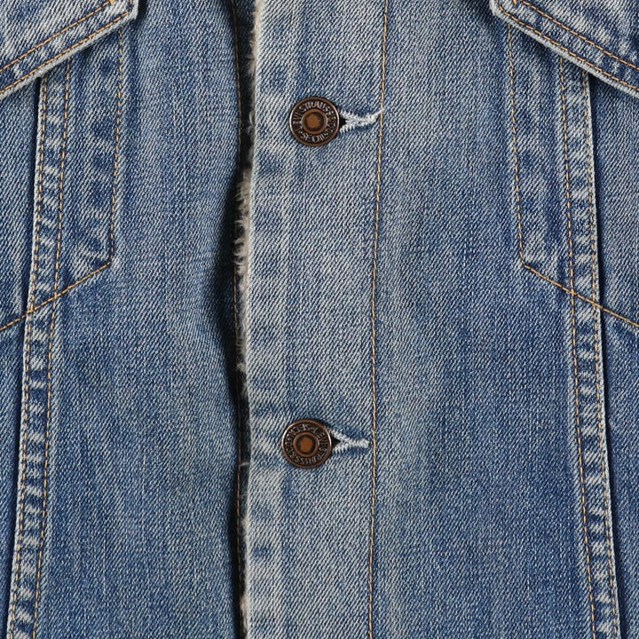 Levi's Euro Model Padded Denim Boa Jacket, Men's Size L cotton blue type Vintage Second Hand