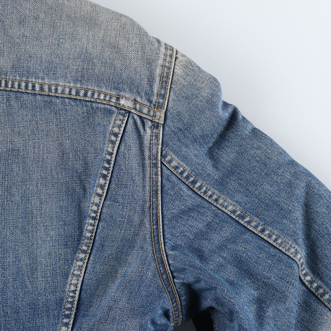 Levi's Euro Model Padded Denim Boa Jacket, Men's Size L cotton blue type Vintage Second Hand