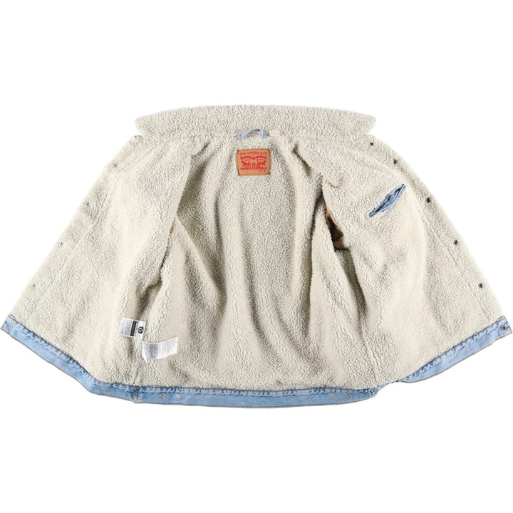 Levi's Padded Denim Jacket, Men's Size XL cotton blue type Vintage Second Hand