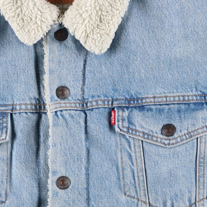 Levi's Padded Denim Jacket, Men's Size XL cotton blue type Vintage Second Hand
