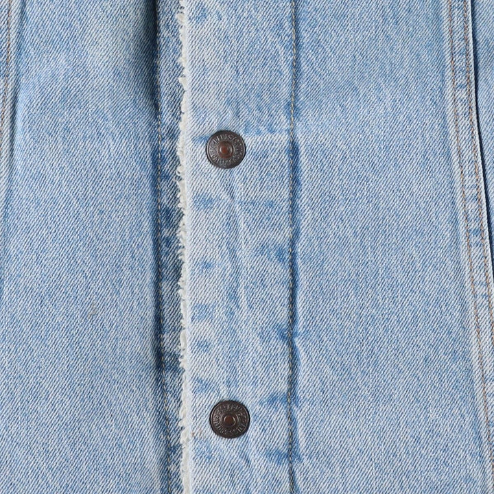 Levi's Padded Denim Jacket, Men's Size XL cotton blue type Vintage Second Hand