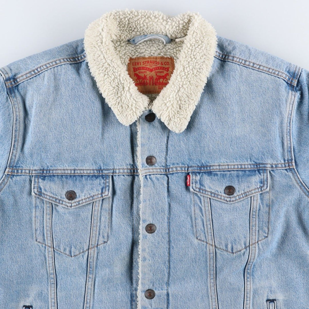 Levi's Padded Denim Jacket, Men's Size XL cotton blue type Vintage Second Hand