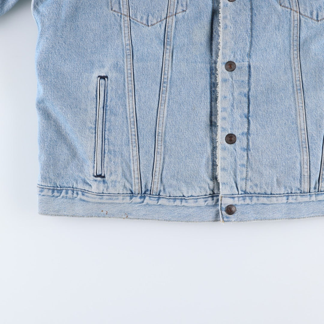 Levi's Padded Denim Jacket, Men's Size XL cotton blue type Vintage Second Hand