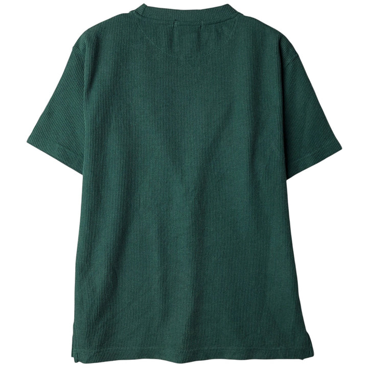 1990'S Tommy Hilfiger Short-Sleeve Cotton Knit Sweater, Women's Size L (approx.), Vintage cotton green type Vintage Second Hand