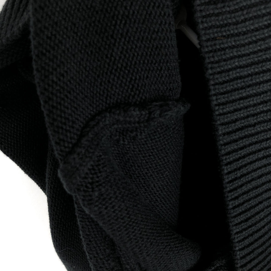 CHAPS Cotton Knit Sweater, Women's, Size XL cotton black type Vintage Second Hand