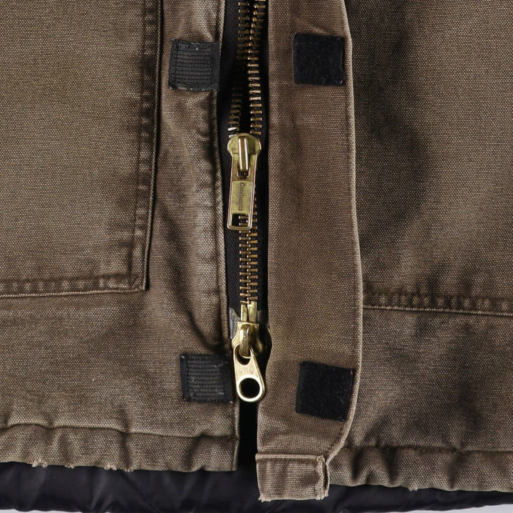 2000'S Carhartt Traditional Padded Duck Work Jacket, Men's Size L cotton chocolate Vintage Second Hand