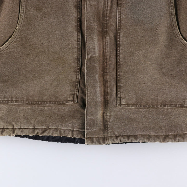 2000'S Carhartt Traditional Padded Duck Work Jacket, Men's Size L cotton chocolate Vintage Second Hand