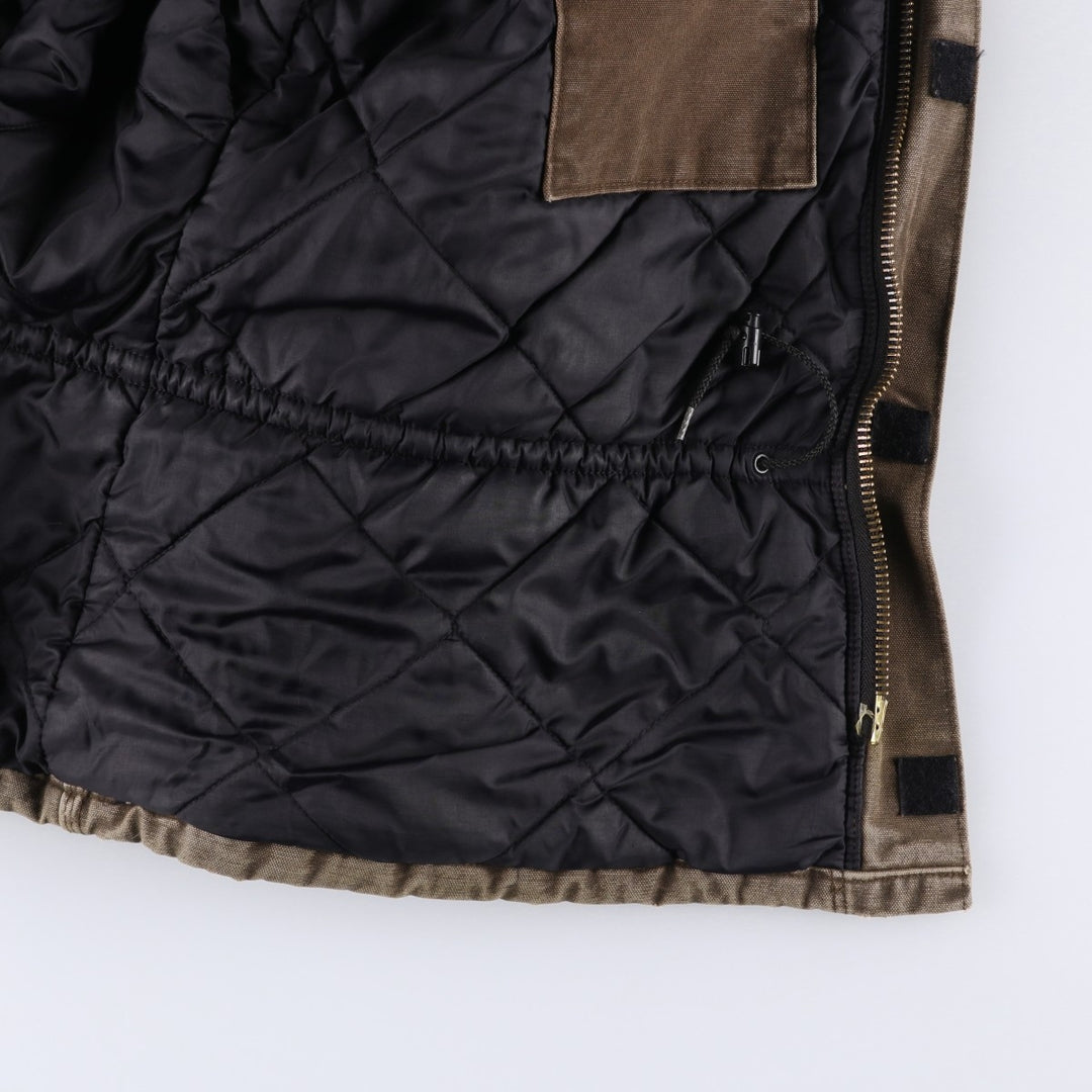 2000'S Carhartt Traditional Padded Duck Work Jacket, Men's Size L cotton chocolate Vintage Second Hand