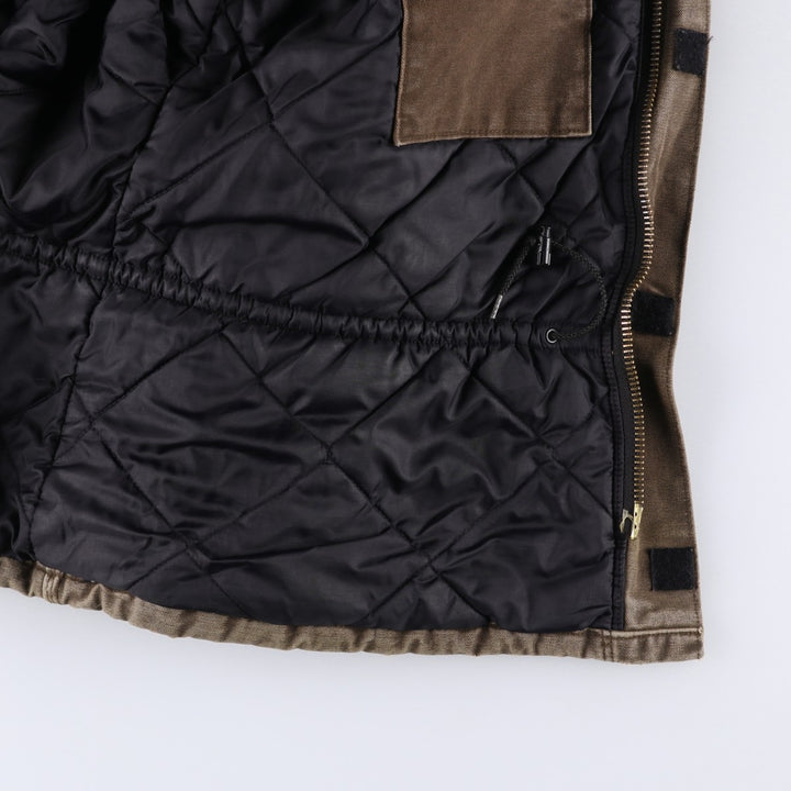 2000'S Carhartt Traditional Padded Duck Work Jacket, Men's Size L cotton chocolate Vintage Second Hand