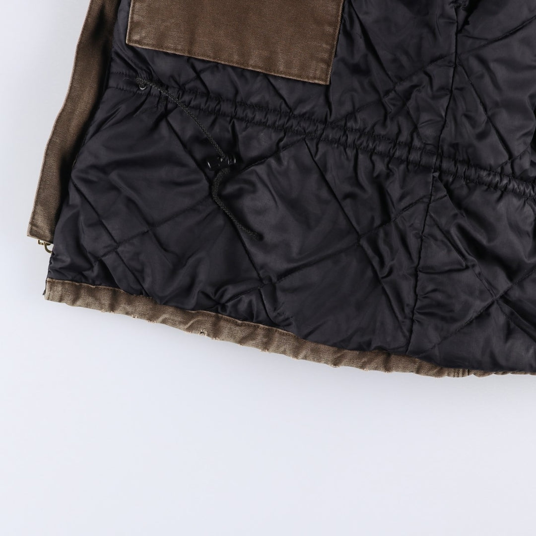 2000'S Carhartt Traditional Padded Duck Work Jacket, Men's Size L cotton chocolate Vintage Second Hand