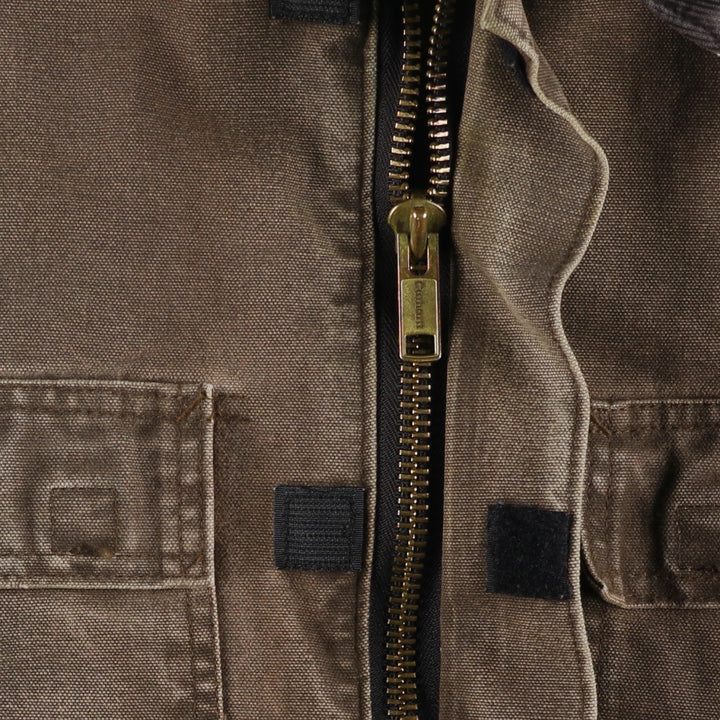 2000'S Carhartt Traditional Padded Duck Work Jacket, Men's Size L cotton chocolate Vintage Second Hand