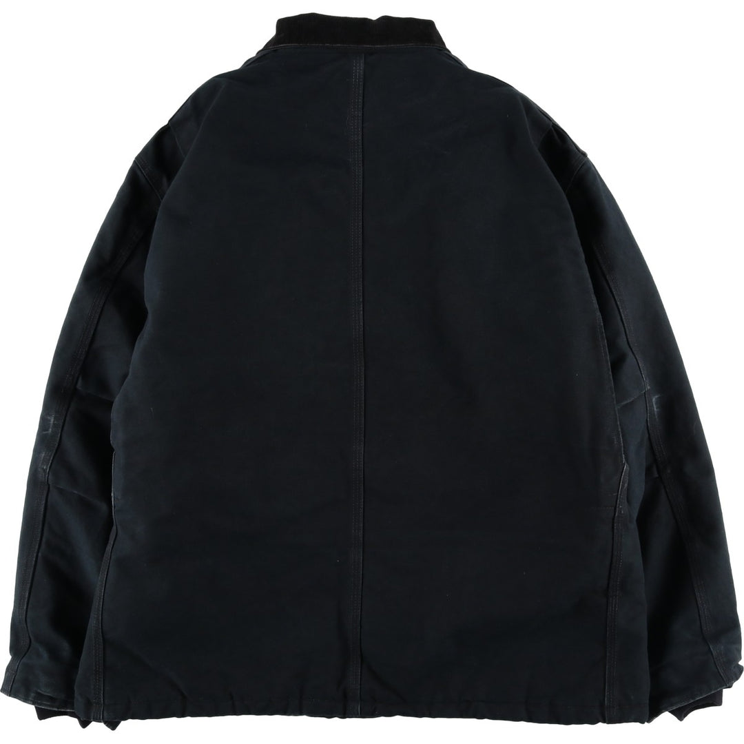 2000'S Carhartt Traditional Padded Duck Work Jacket, Men's XXL cotton black type Vintage Second Hand