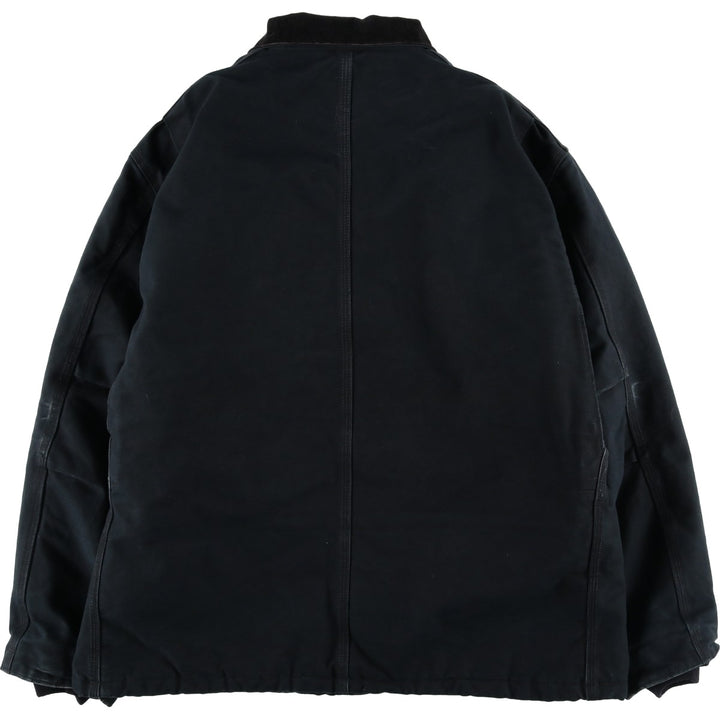 2000'S Carhartt Traditional Padded Duck Work Jacket, Men's XXL cotton black type Vintage Second Hand