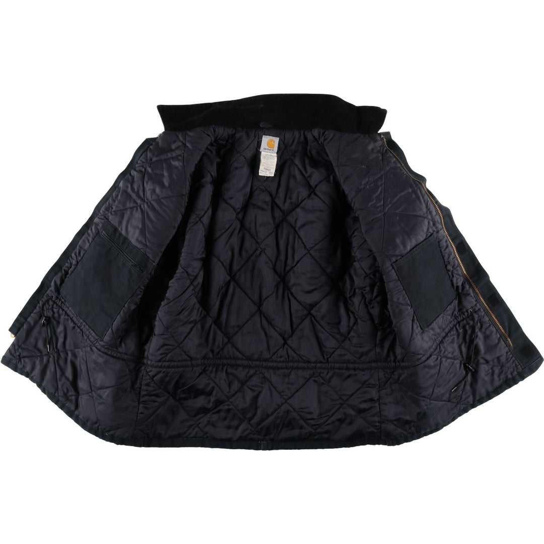 2000'S Carhartt Traditional Padded Duck Work Jacket, Men's XXL cotton black type Vintage Second Hand