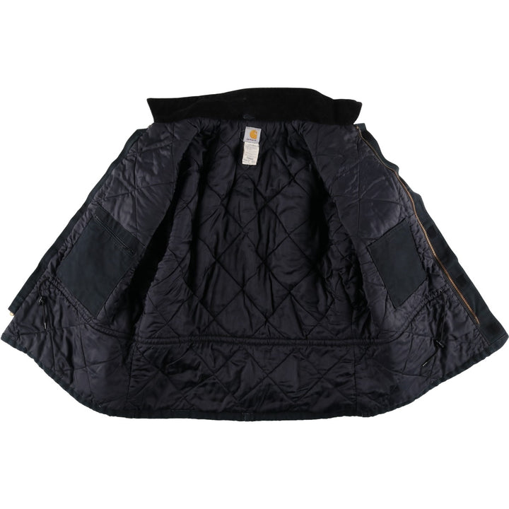 2000'S Carhartt Traditional Padded Duck Work Jacket, Men's XXL cotton black type Vintage Second Hand