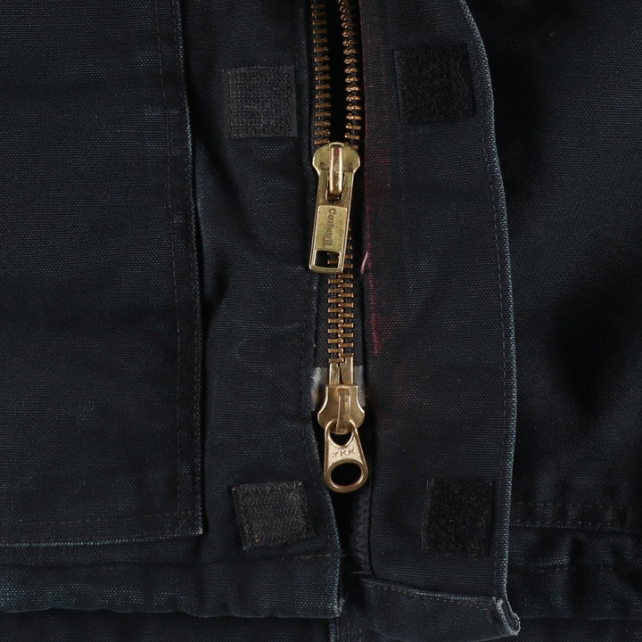 2000'S Carhartt Traditional Padded Duck Work Jacket, Men's XXL cotton black type Vintage Second Hand