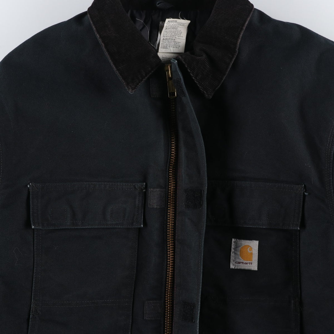 2000'S Carhartt Traditional Padded Duck Work Jacket, Men's XXL cotton black type Vintage Second Hand