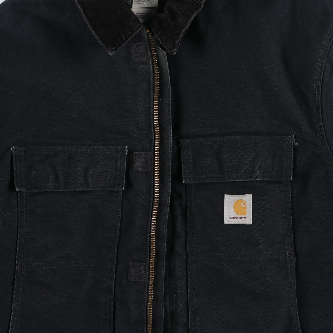 2000'S Carhartt Traditional Padded Duck Work Jacket, Men's XXL cotton black type Vintage Second Hand
