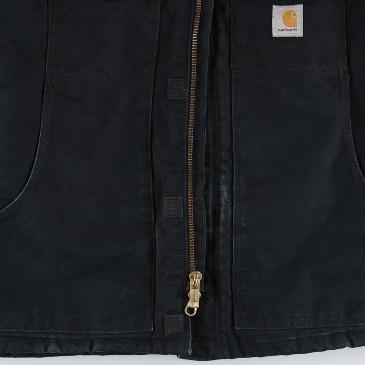 2000'S Carhartt Traditional Padded Duck Work Jacket, Men's XXL cotton black type Vintage Second Hand