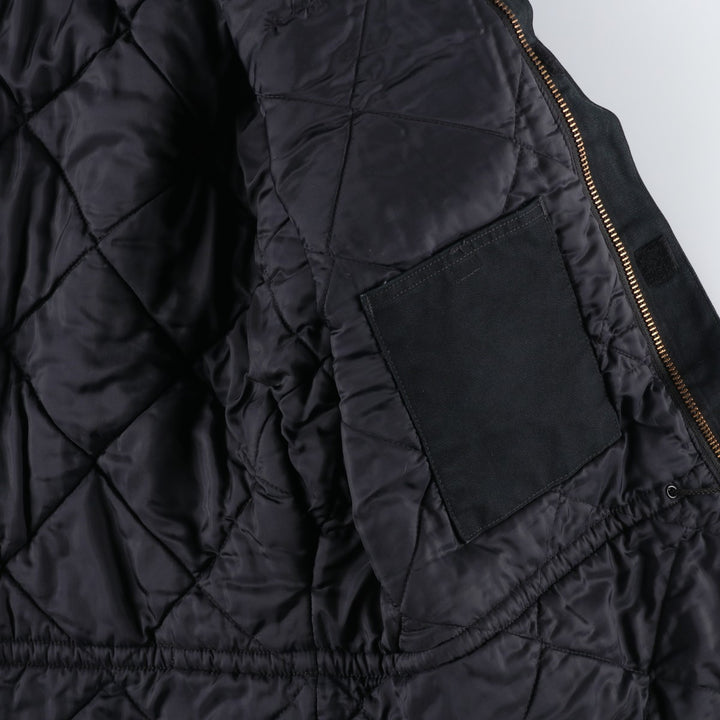 2000'S Carhartt Traditional Padded Duck Work Jacket, Men's XXL cotton black type Vintage Second Hand