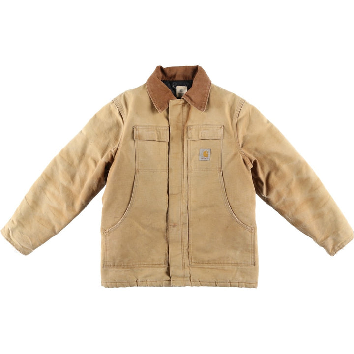 Carhartt Traditional Padded Duck Work Jacket, Men's Size L unclear beige type brown Vintage Second Hand