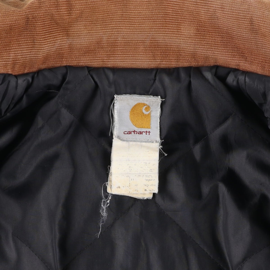 Carhartt Traditional Padded Duck Work Jacket, Men's Size L unclear beige type brown Vintage Second Hand